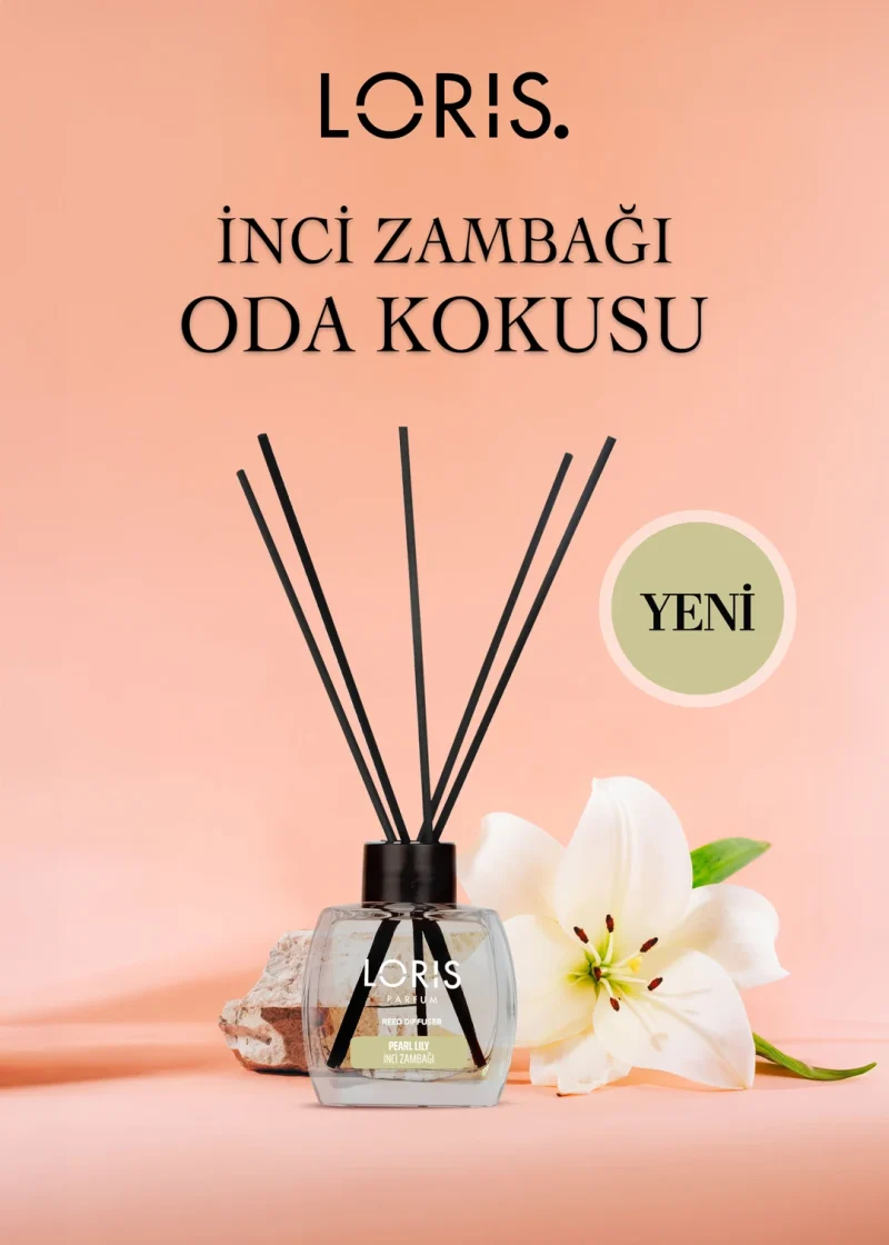 خوشبوکننده هوا لوریس مدل "سنبل مرواریدی" – İnci Zambağı Çubuklu (120ml) - Image 2
